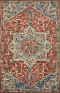 Red Multi Rug N737