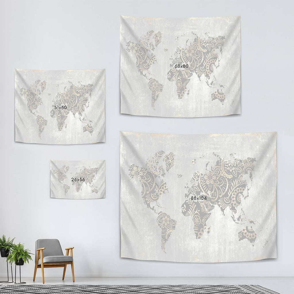 Gold World Map S310