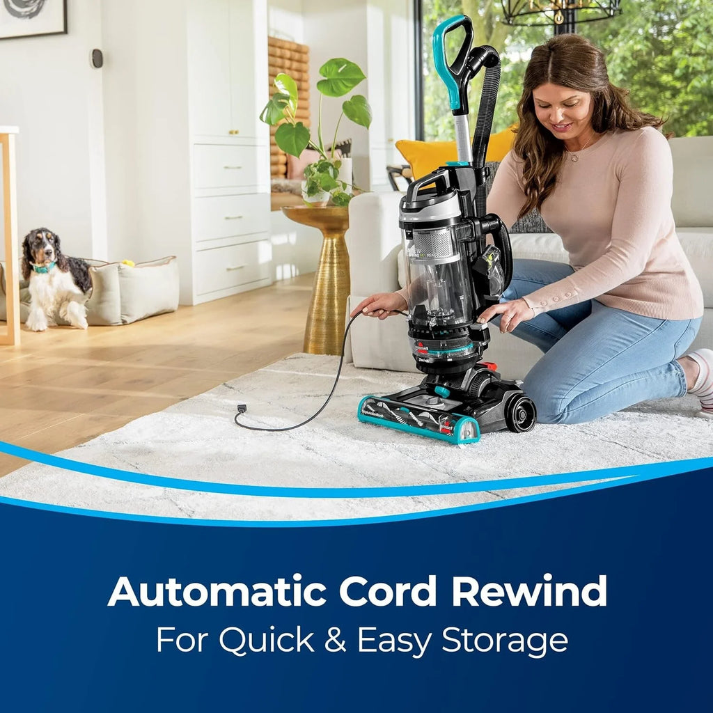 Pet Reach Vacuum Cleaner with Quick Release Wand and Swivel Steering L39980