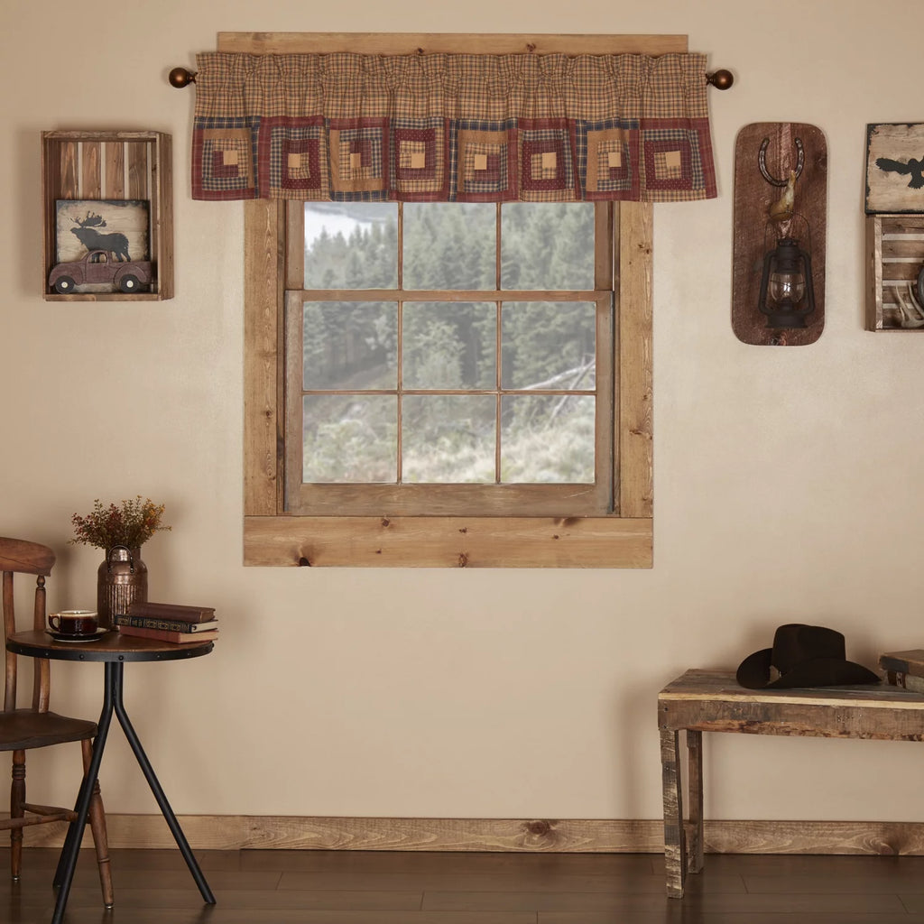 Tan 16x72 Window Curtain Valance R1059