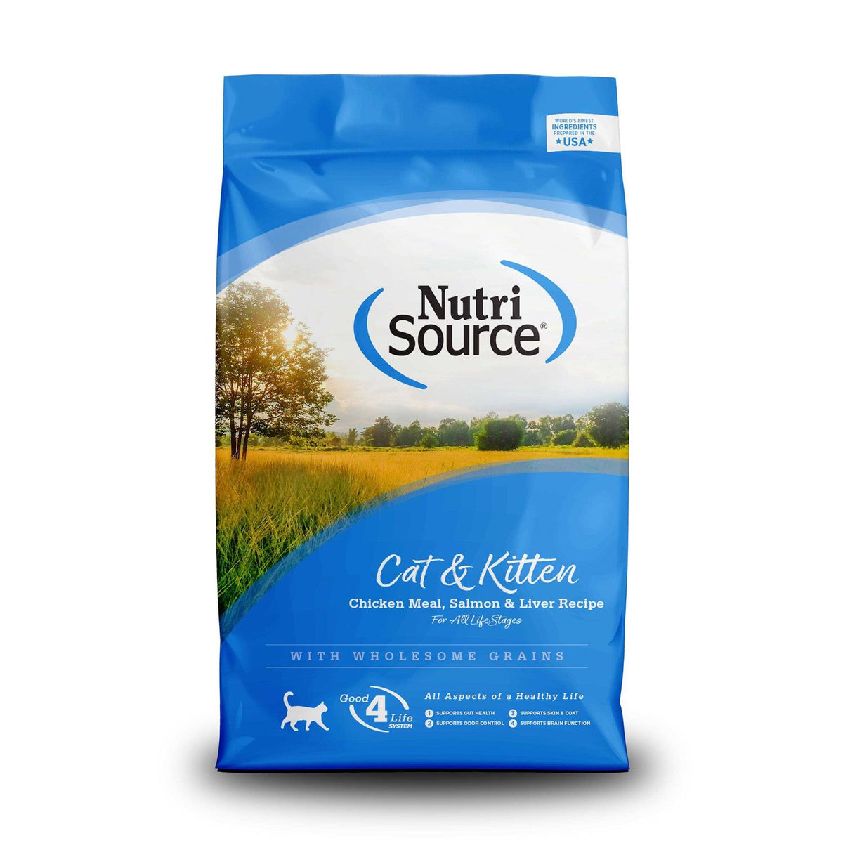 Chicken Salmon Liver Dry Cat & Kitten Food W89760