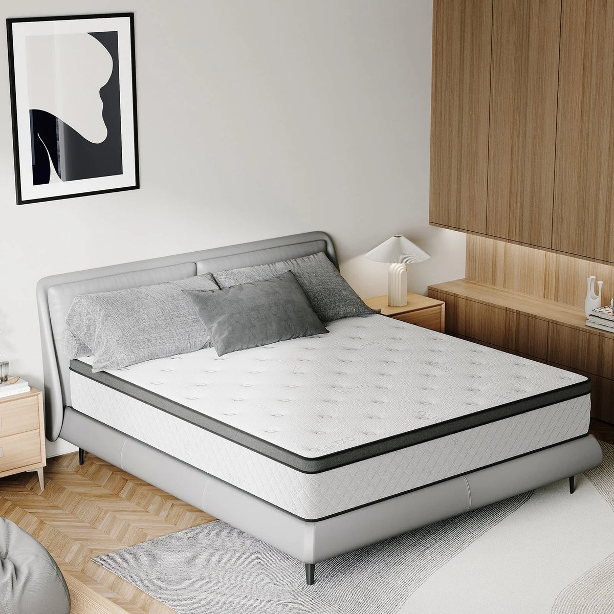 Queen Gel Memory Foam Mattress R502364