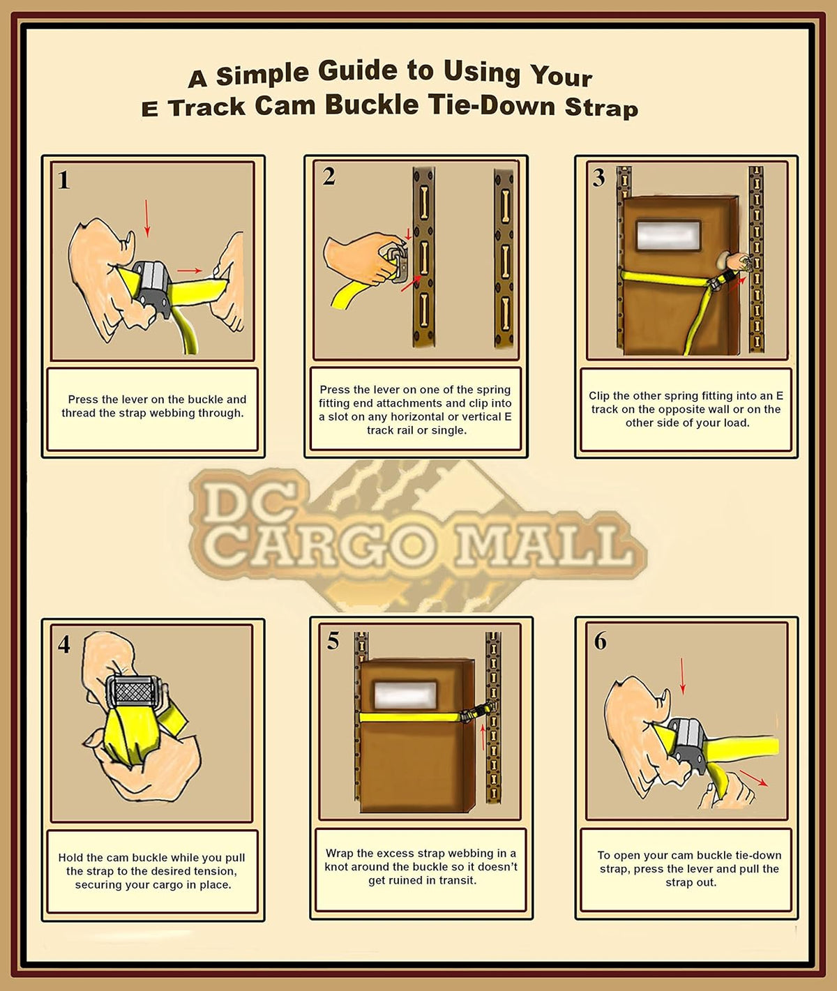 20 Tie-Down Straps, 2 x 12' Cam Buckle Straps A914