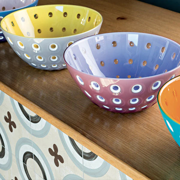 Grey Yellow Bowl Y5655