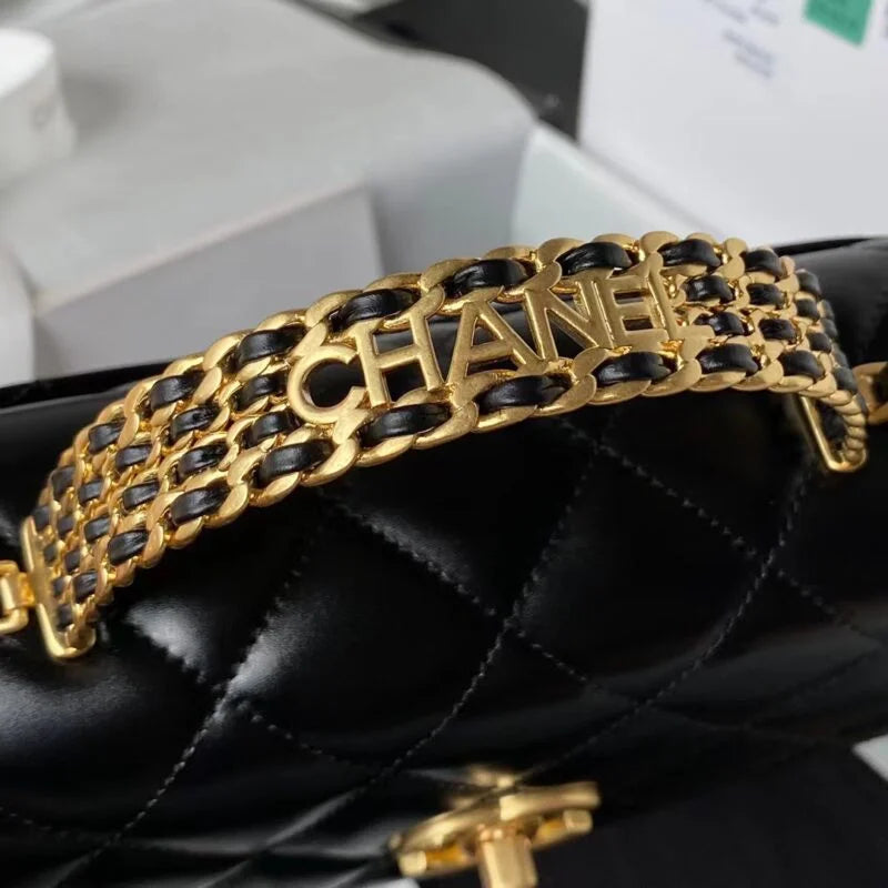 Mini Flap Bag With Top Handle R359