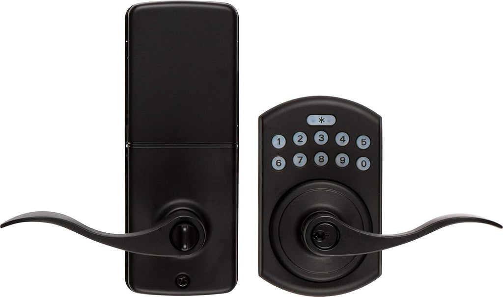 Black Keypad Lever Lock Pack of 2 Q39668