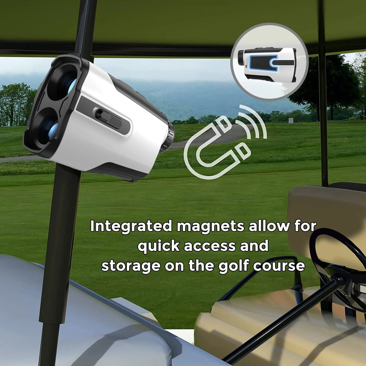Laser Golf Rangefinder 900 Yards 7X Magnification with Slope Switch F264536