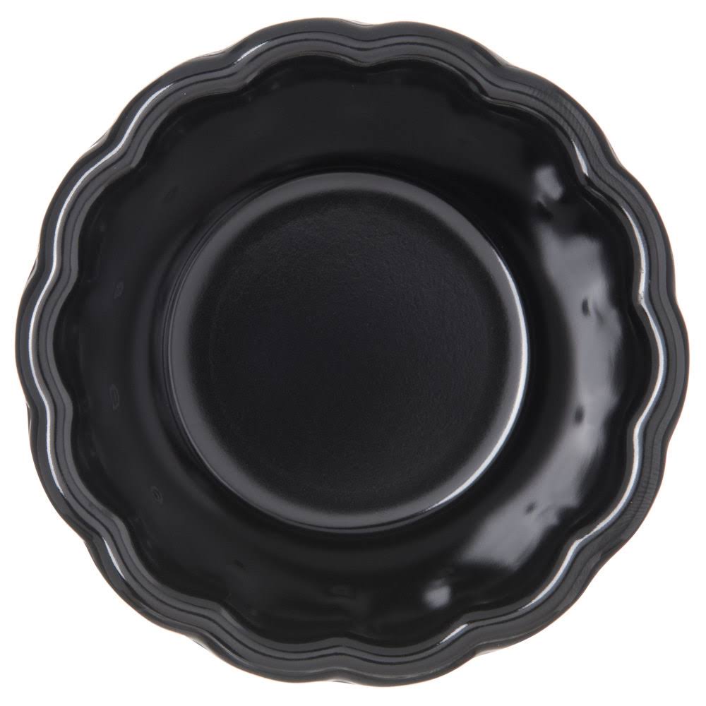 Black Scalloped Melamine Ramekin 3 oz. 48/Case E7744