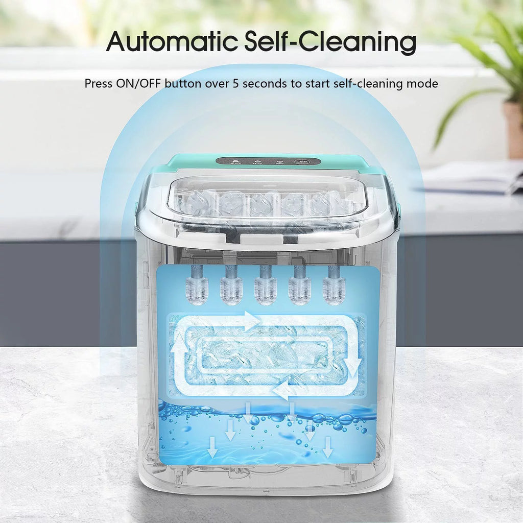 Countertop Nugget Ice Maker 26lbs Per Day with Ice Scoop X234038