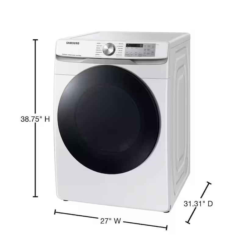 7.5 cu. ft. Smart Gas Dryer with Steam Sanitize+ in White P41904