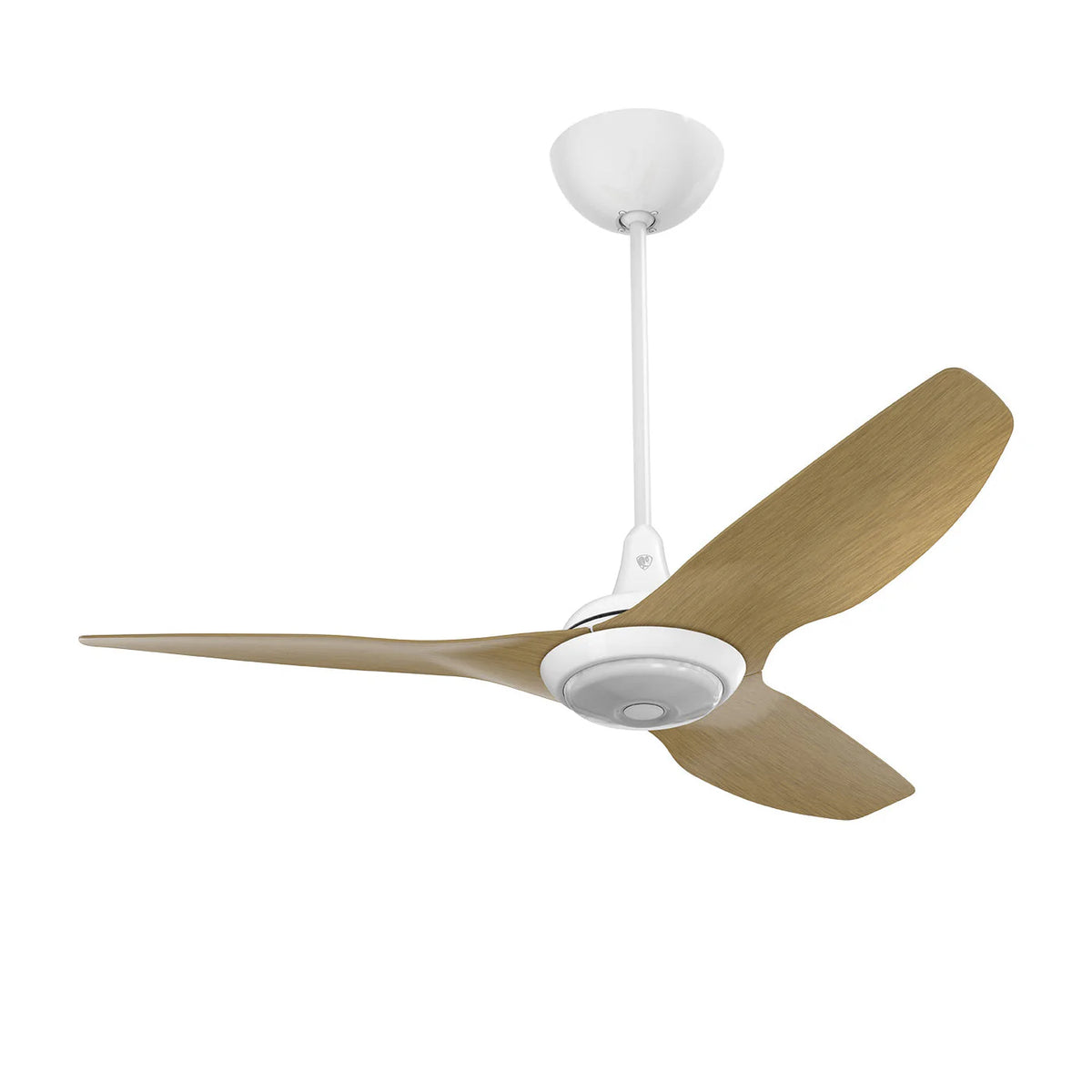 52 Ceiling Fan with Caramel Aluminum Blades and White Finish G161744