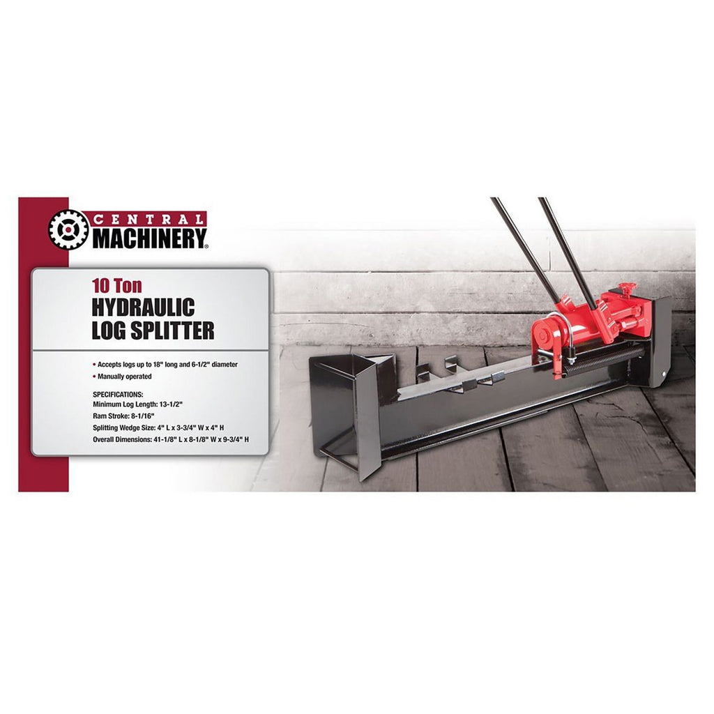 10 Ton Hydraulic Log Splitter I139