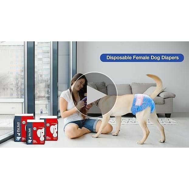 Soft Female Disposable Dog Diapers M3621