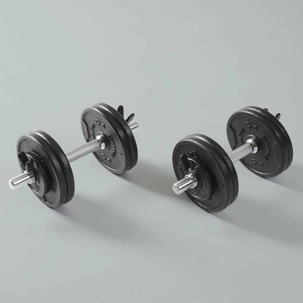110lb Adjustable Weight Set with Barbell and Dumbbells S63798
