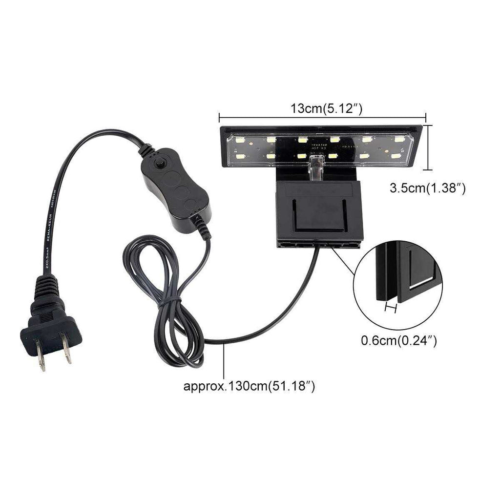 Aquarium Light 6W 12 Led Planted Clip Lamp P2631