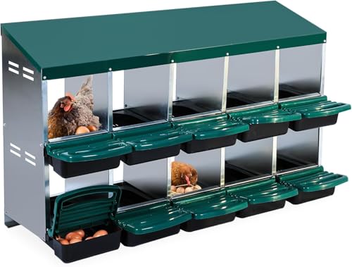 6 Holes Metal Chicken Nesting Boxes K125121