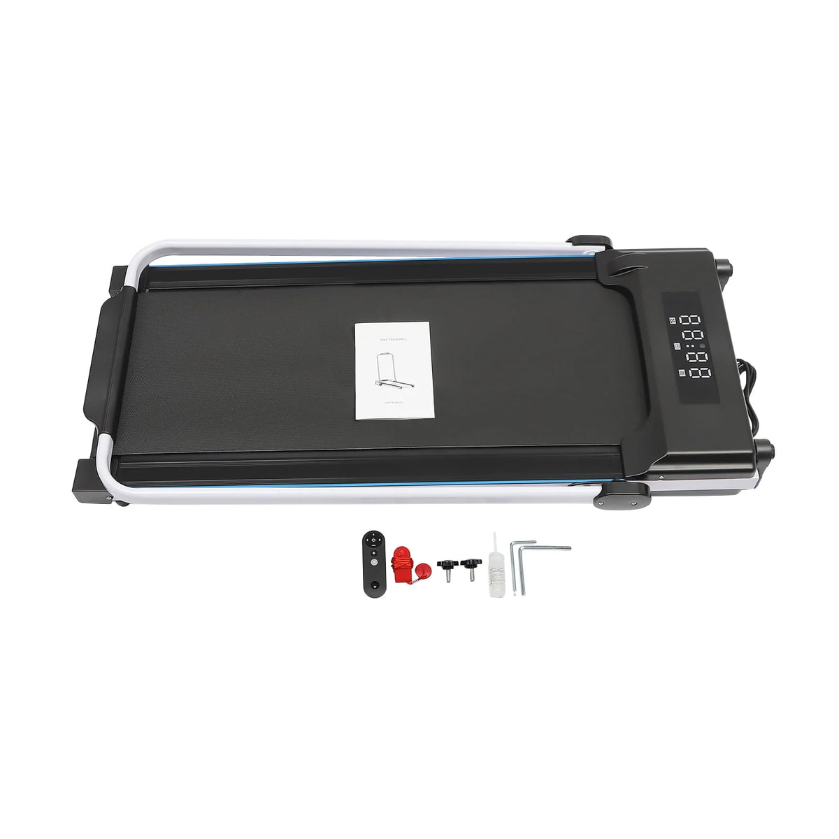 2HP Folding Treadmill with Remote Control and LED Display M246425