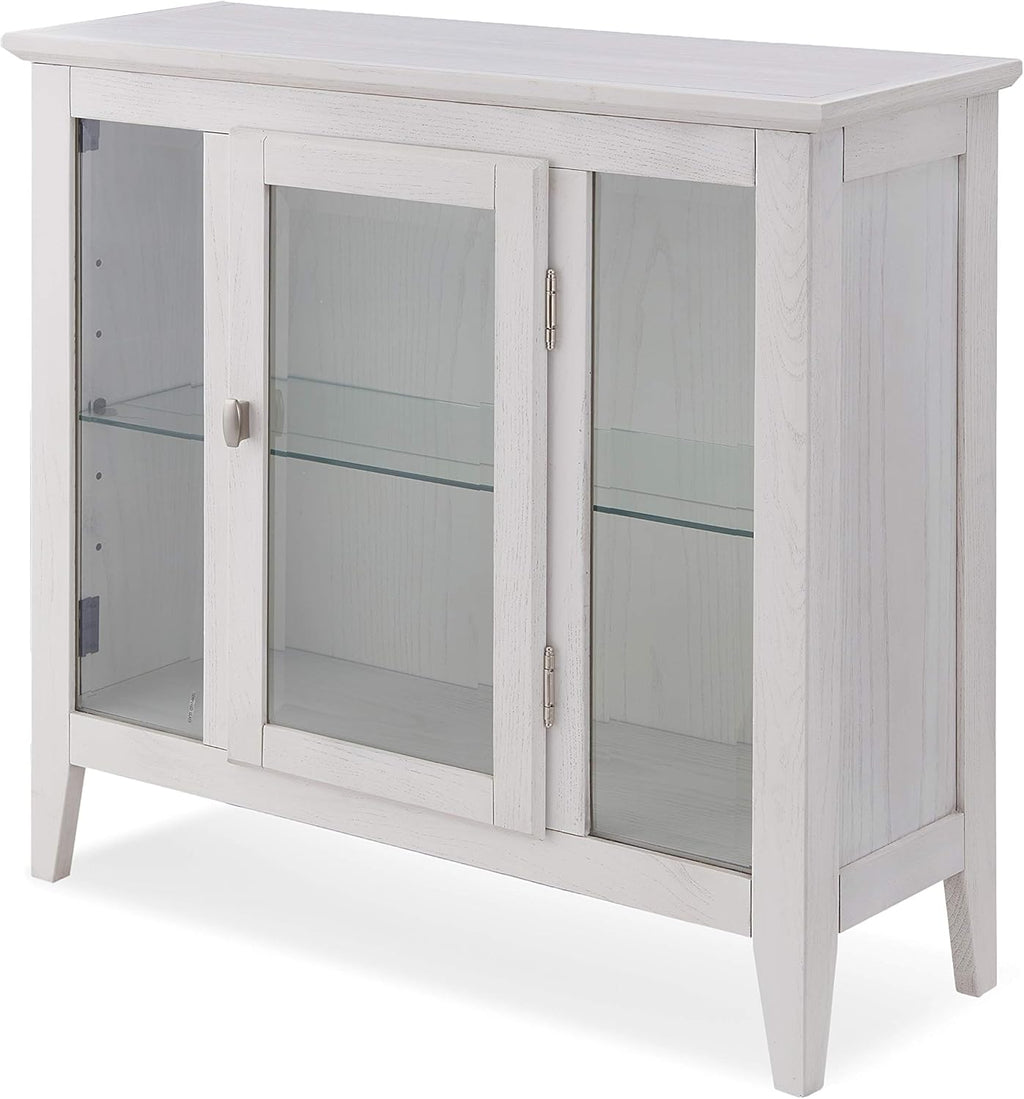 Weathered White Curio Cabinet C813
