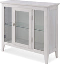Weathered White Curio Cabinet C813