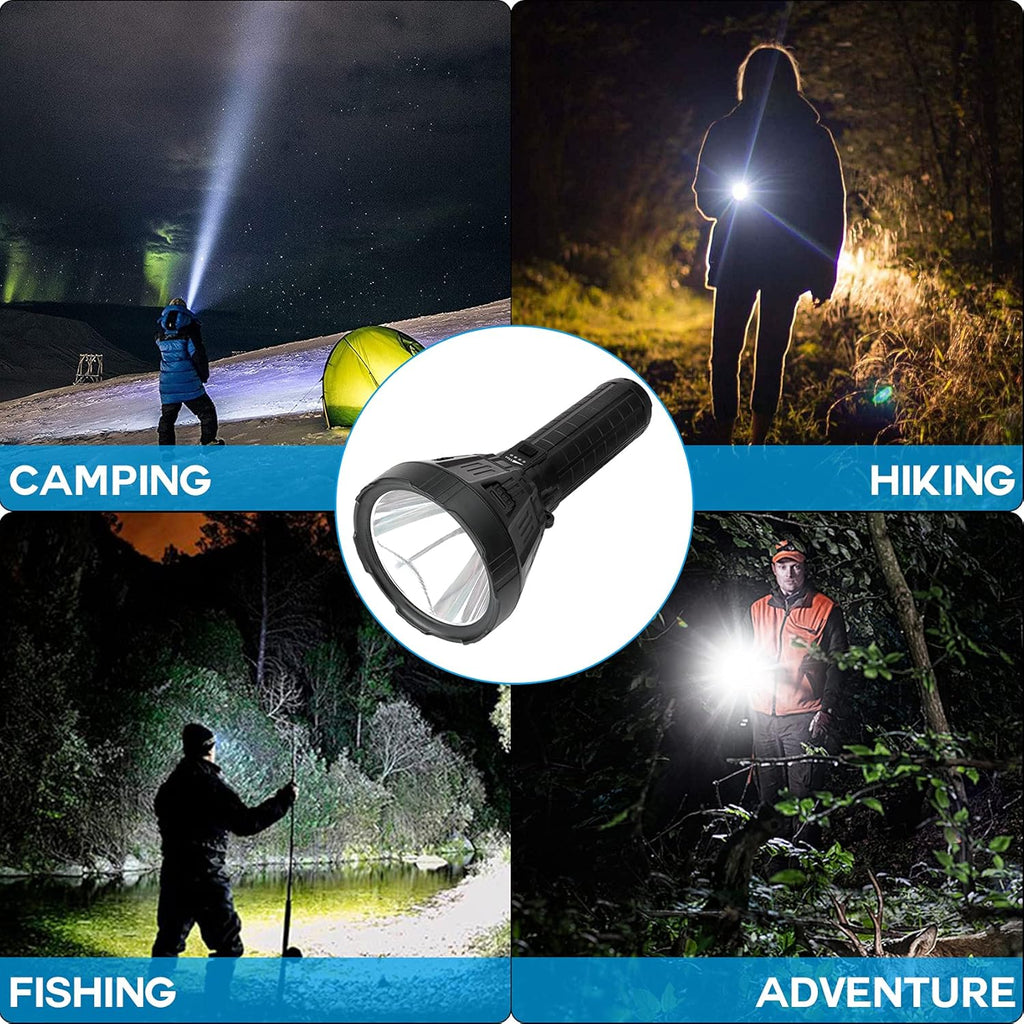 10,000 Lumens Rechargeable LED Flashlight M9206