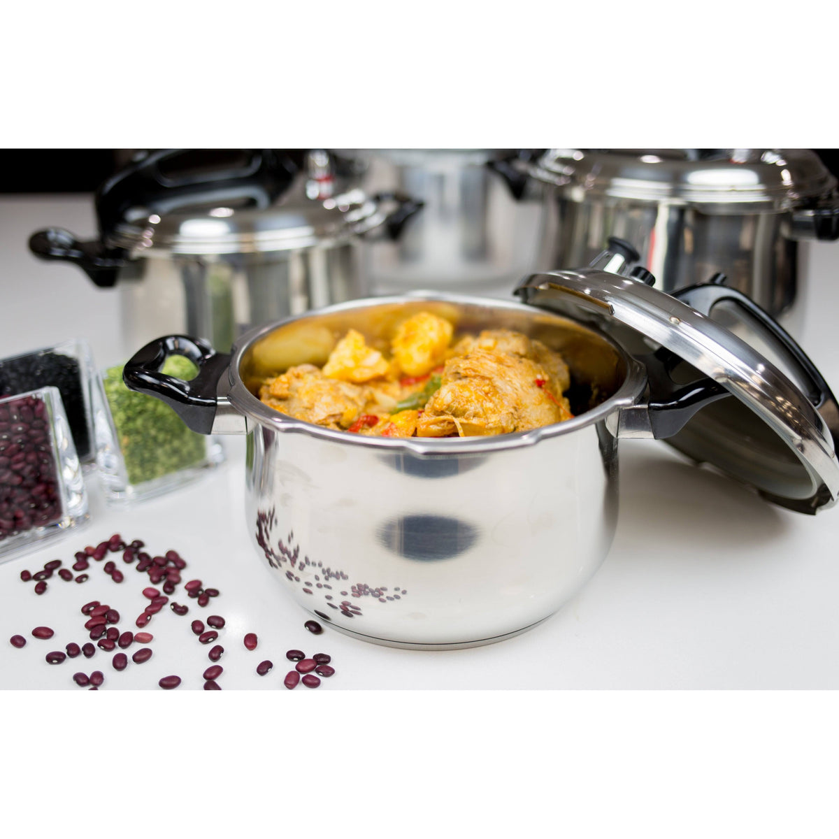 Stainless Steel 9.5 Quart Pressure Cooker B509