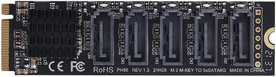 6 Ports SATA 3.0 to PCI Express x4 Expansion Card X4006