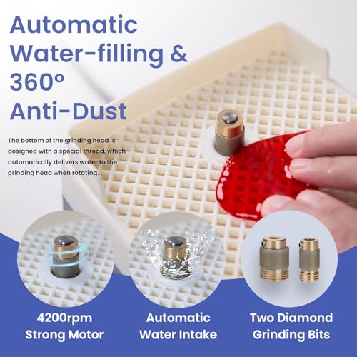 Mini Stained Glass Grinder 110V 4200RPM Brushless Motor P649