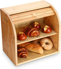 Bamboo 2 Layer Bread Box A87408
