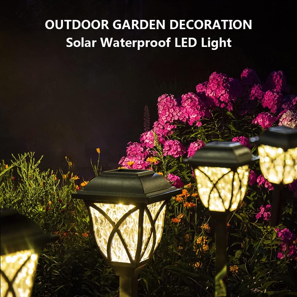 6PC Warm White Solar Outdoor Lights R6369