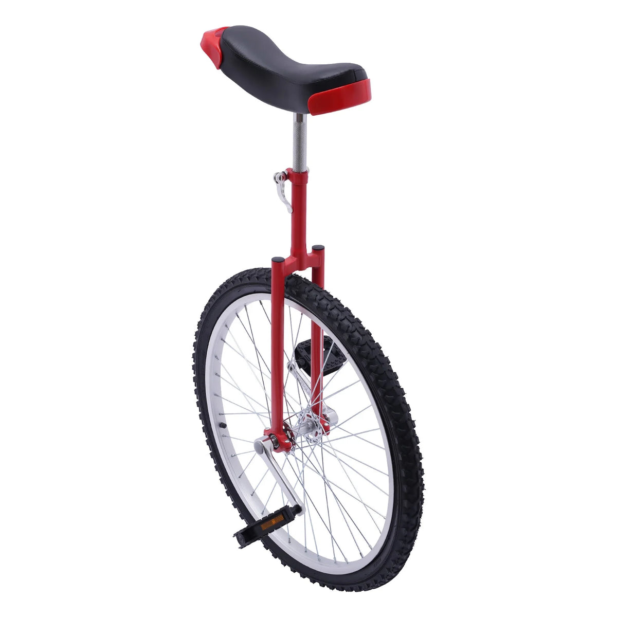 16 Inch Wheel Unicycle Height Adjustable Red W192