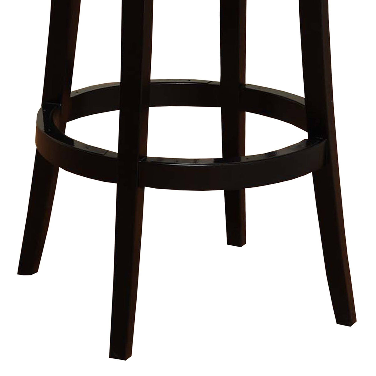 Red Bicast Leather Swivel Bar Stool U594