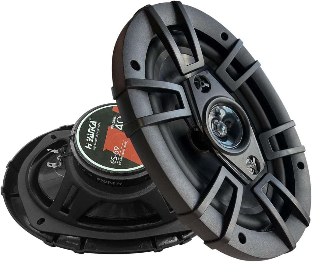 6x9 500 Watt 4-Way Coaxial Car Speakers (1 Pair) T539