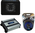 10 Subwoofer Truck Sub Box Enclosure with Amplifier & Amp Kit R8433