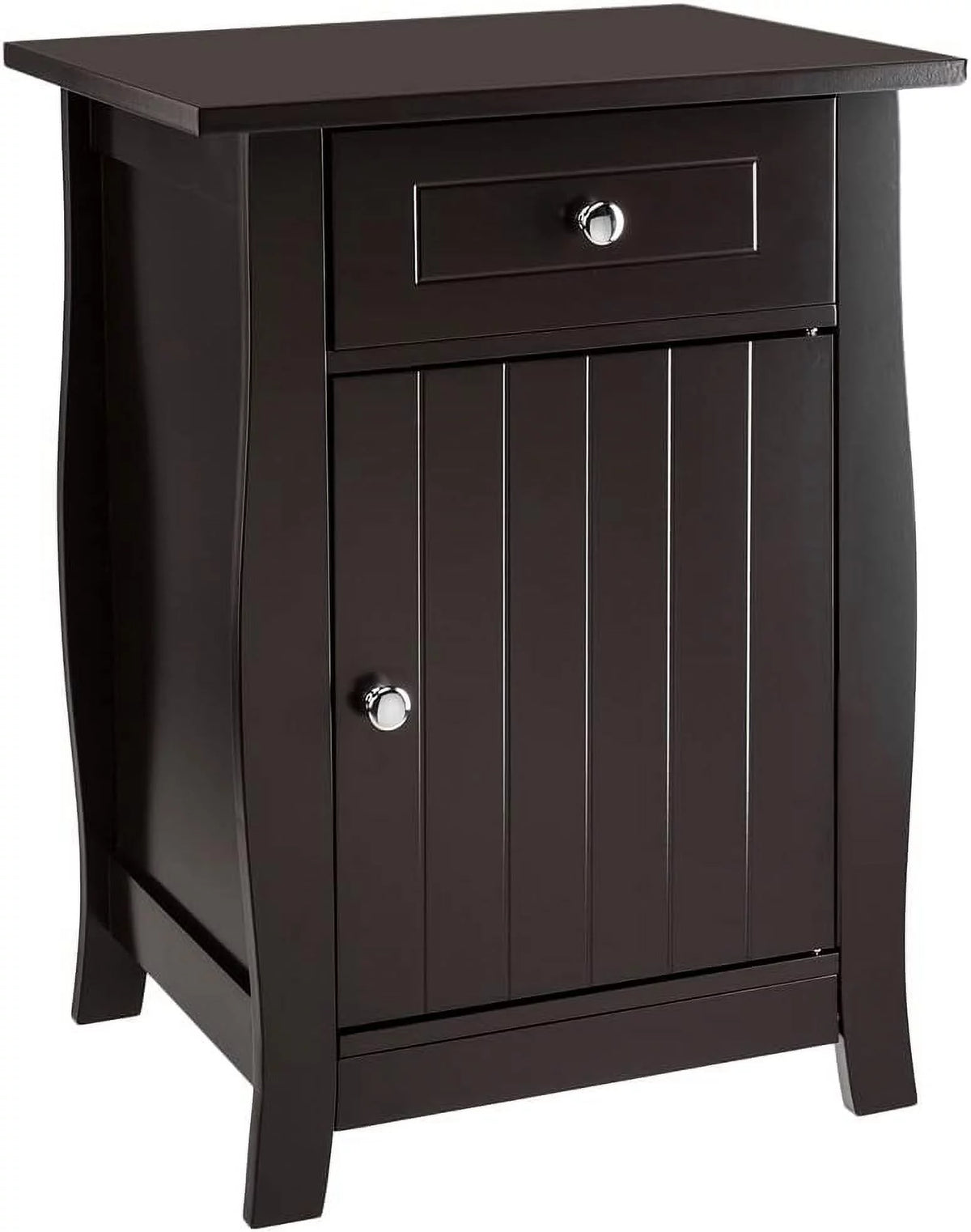 Small Free Standing Wooden Cabinet with Drawer and Single Door R10657