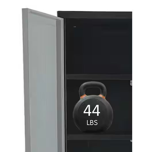 Gray Plastic Freestanding Garage Base Cabinet Y681347