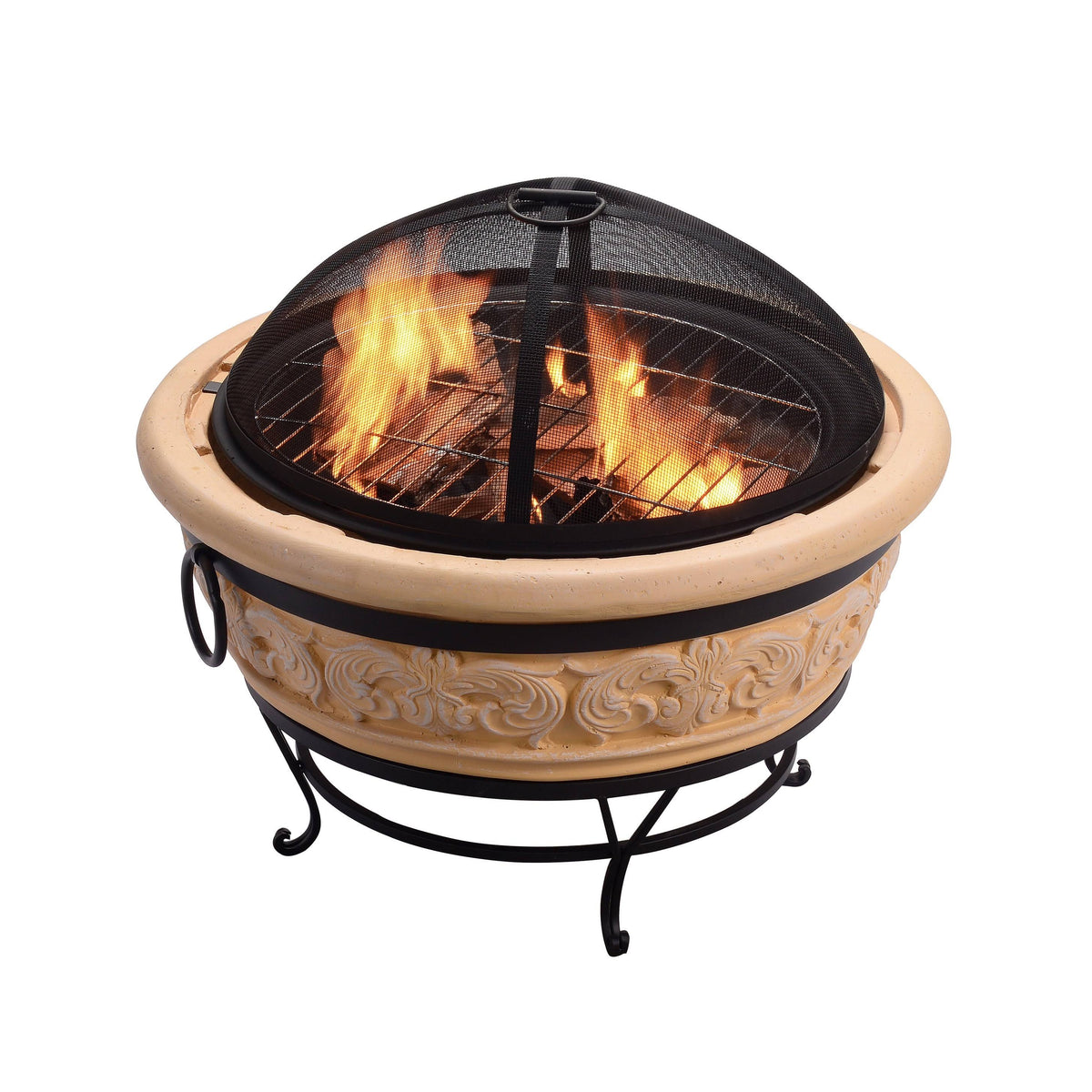 27 inch Round Wood Burning Fire Pit I25577