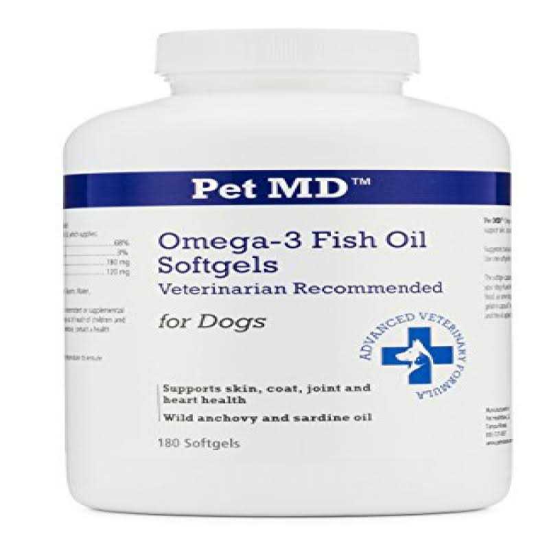 Omega-3 Fish Oil Softgels for Dogs 180 Count J12867
