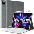 iPad Pro 11 Case with Keyboard, Built-in Pencil Holder Detachable Wireless Keyboard C26450