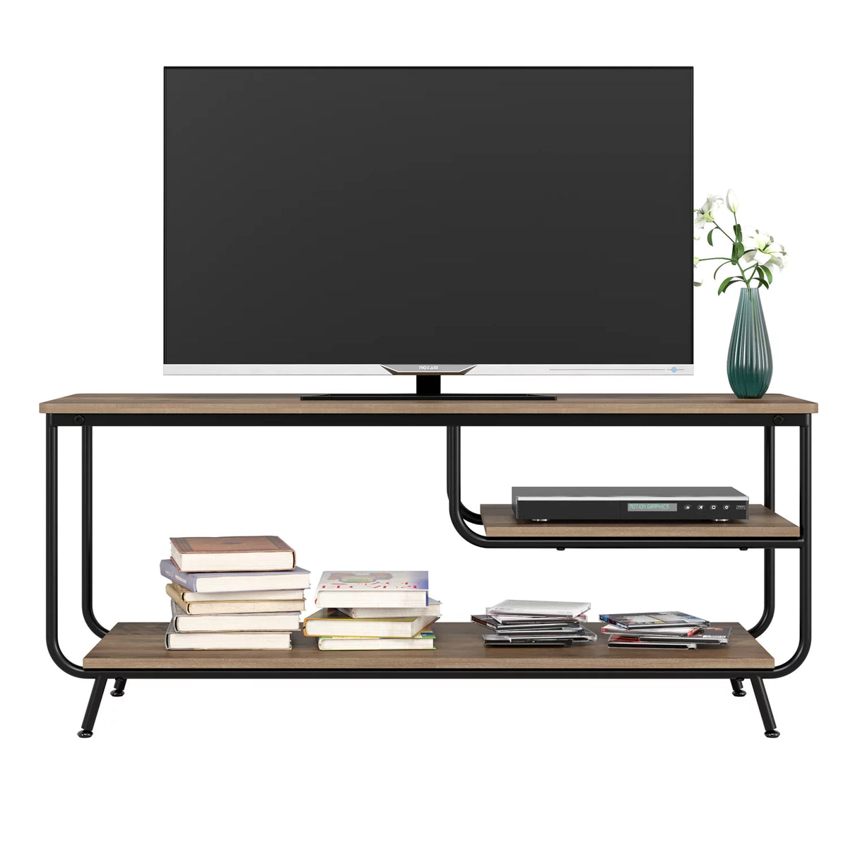 Wood 3 Tier TV Stand with Storage E503316