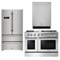 48 inch Propane Dual Fuel Range, Refrigerator, Dishwasher D89139