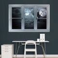 Full Moon Window Wall Decal G858