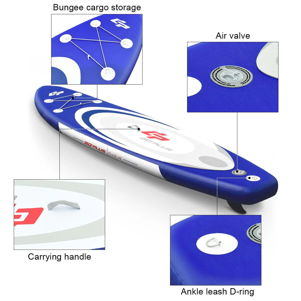 11' Inflatable Stand up Paddle Board S646488