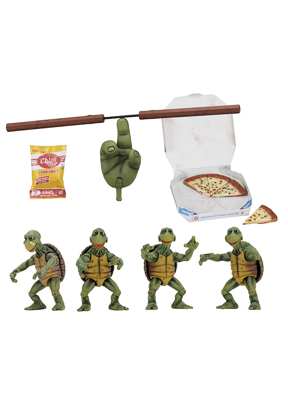 1/4 Scale Baby Turtles Action Figures Set O103068
