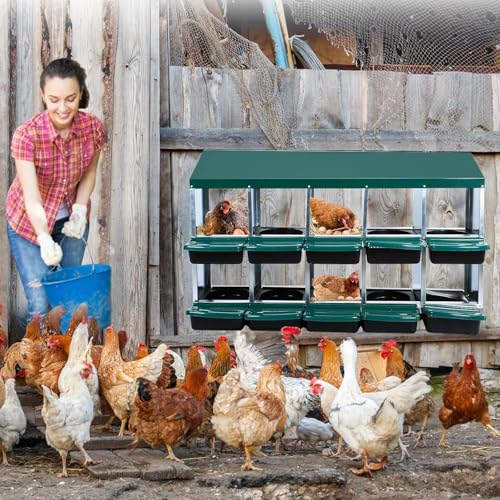 6 Holes Metal Chicken Nesting Boxes K125121