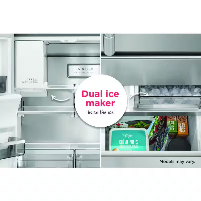 Counter Depth French Door Refrigerator in Stainless Steel Q855551