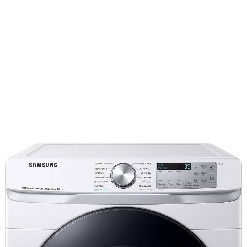 7.5 cu. ft. Smart Gas Dryer with Steam Sanitize+ in White P41904