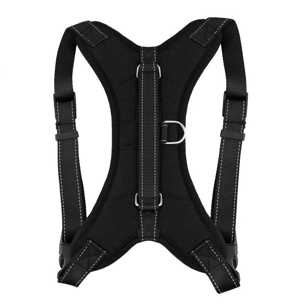 Adjustable Reflective No-Pull Padded Dog Harness with Leash Set K45819