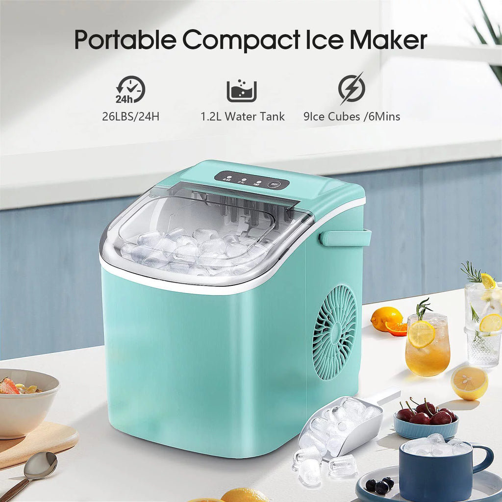 Countertop Nugget Ice Maker 26lbs Per Day with Ice Scoop X234038