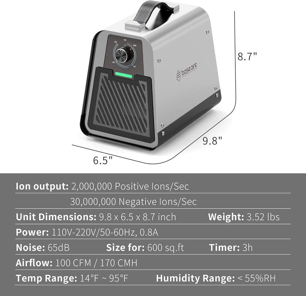 Ion Machine with Adjustable Settings and Carry Handle V76918