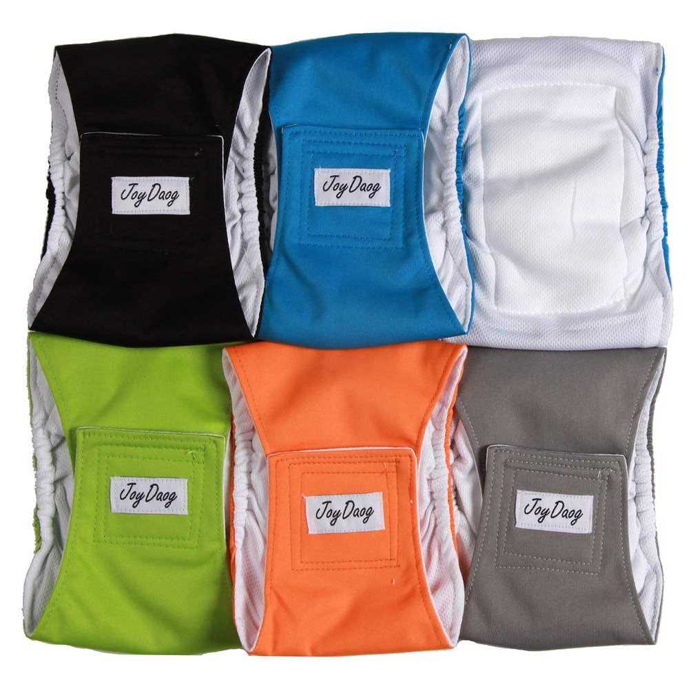 5 Pack Washable Dog Diapers Male Q730409